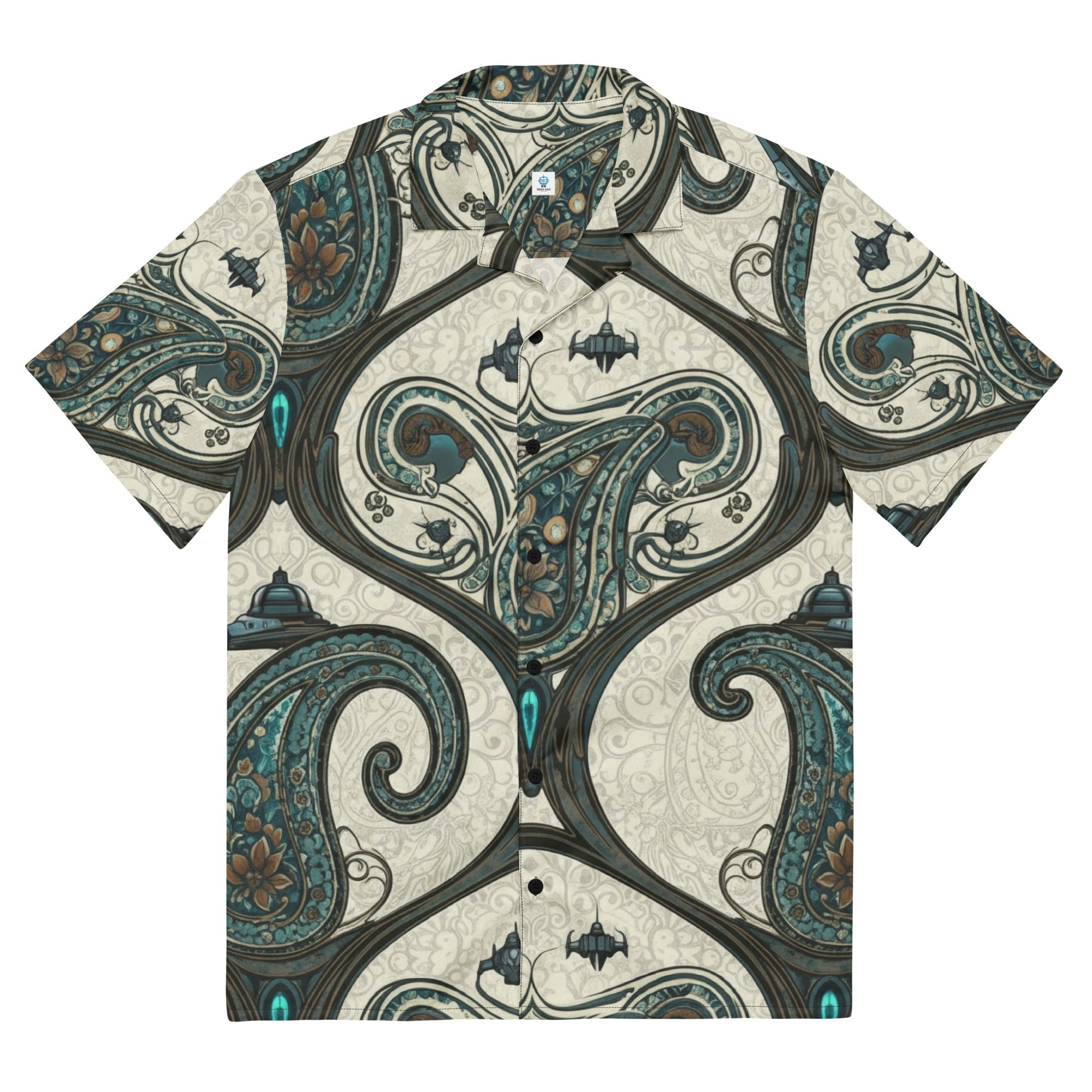 Stealth Starship Button - Up | Subtle Star Wars Shirt for Men - Caster Coast