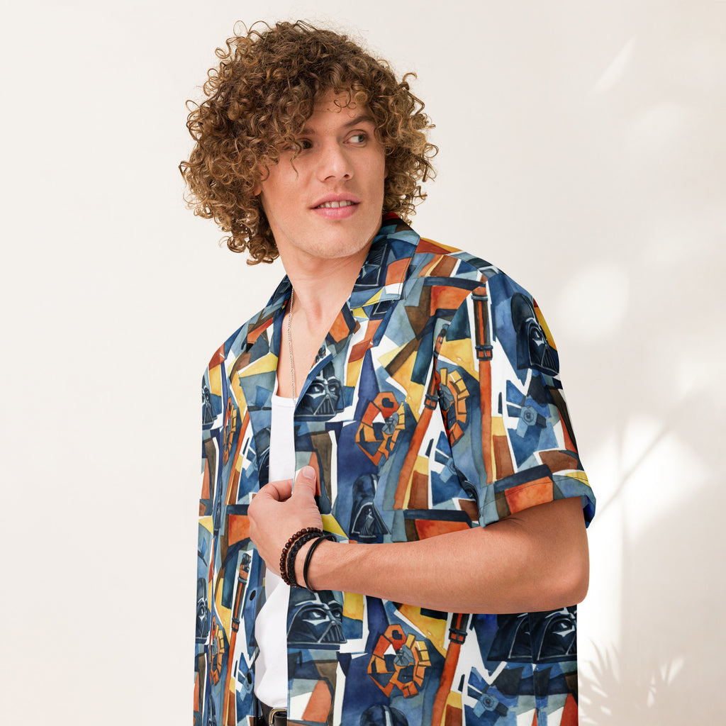 Darth Vader's Day Off Button - Up | Funny Casual Star Wars Shirt - Caster Coast