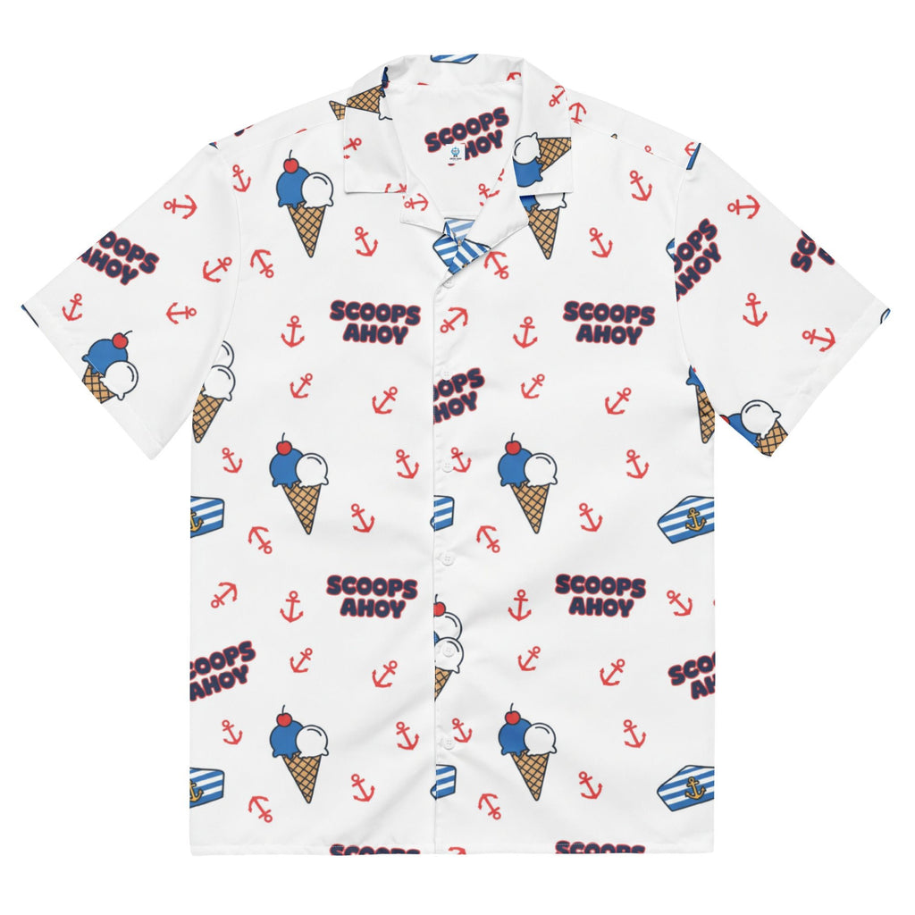 Scoops Ahoy Uniform Button - Up | Stranger Things Inspired Hawkins Shirt - Caster Coast
