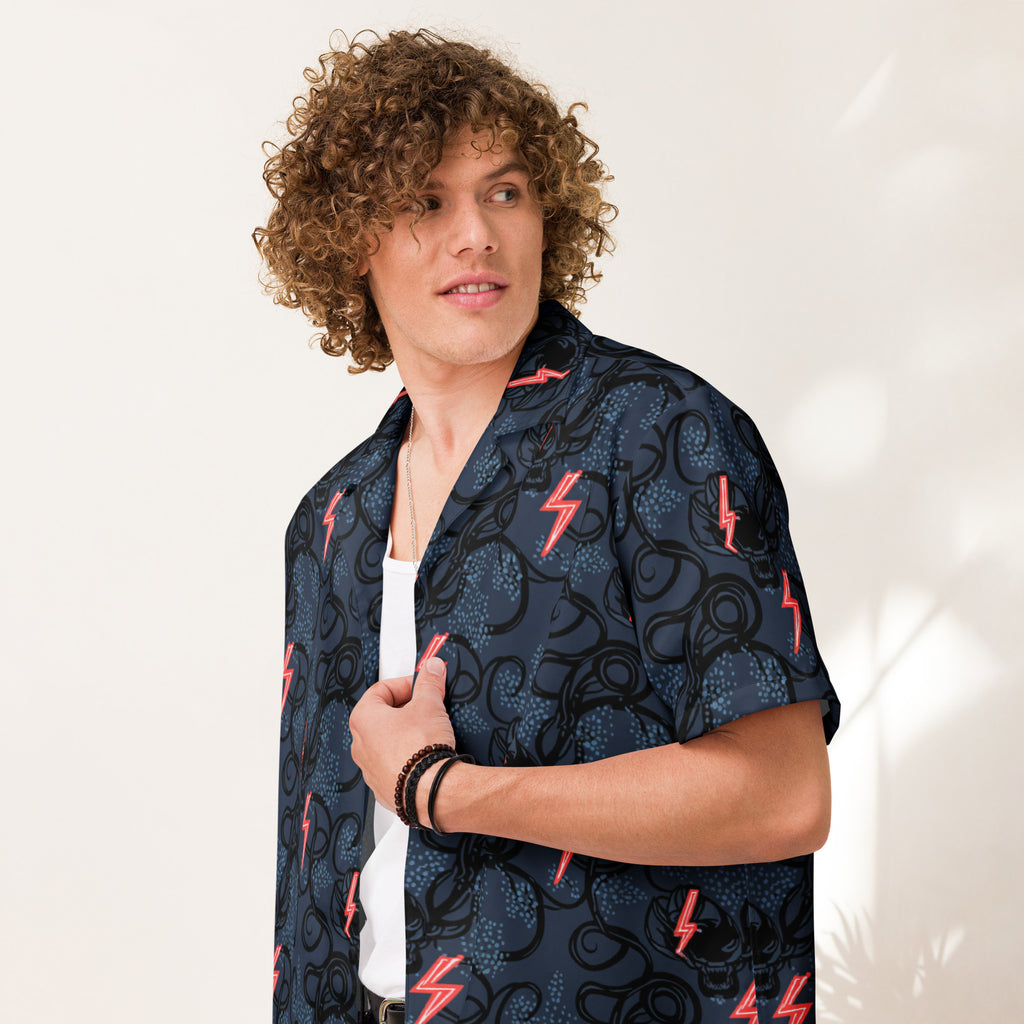 The Upside Down Button - Up Shirt | Stranger Things Inspired Hawkins Apparel - Caster Coast