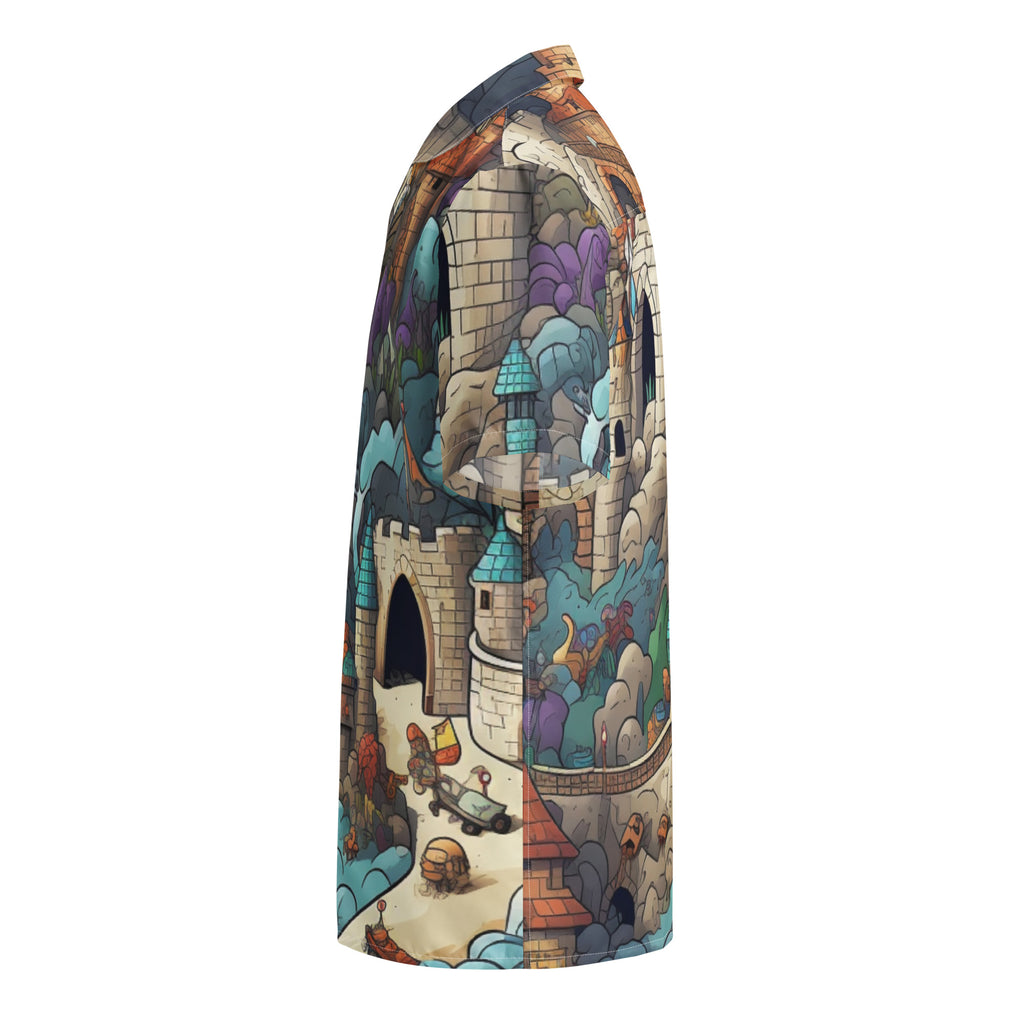 Castleland Button - Up | Fantasy Castle Shirt | Caster Coast - Caster Coast