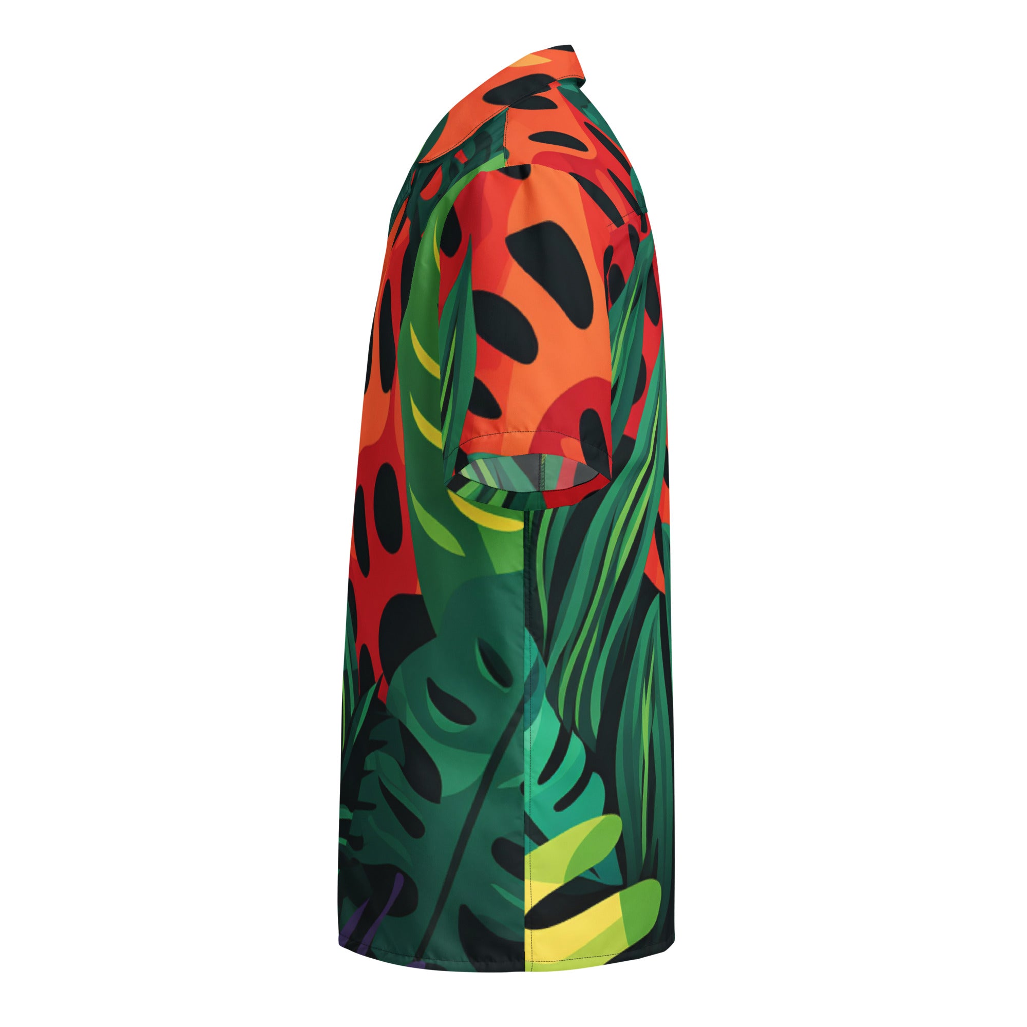 Jungle Fun Button - Up Shirt | Tropical Adventure Shirt - Caster Coast
