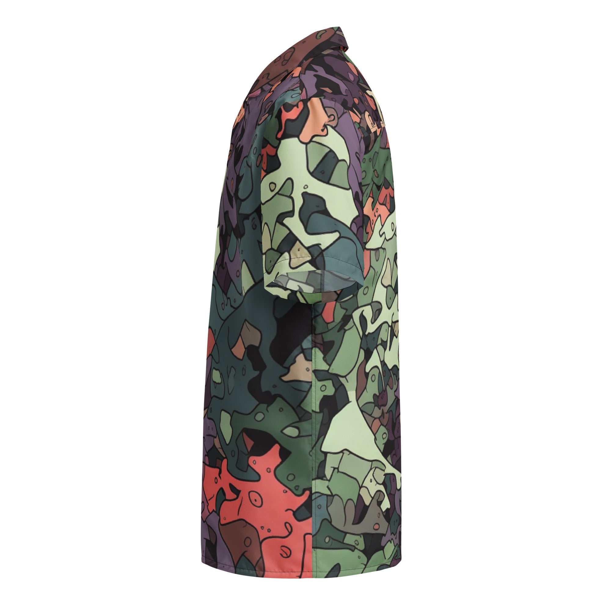 Dragon Camo Button - Up Shirt | Fantasy Camo Shirt - Caster Coast