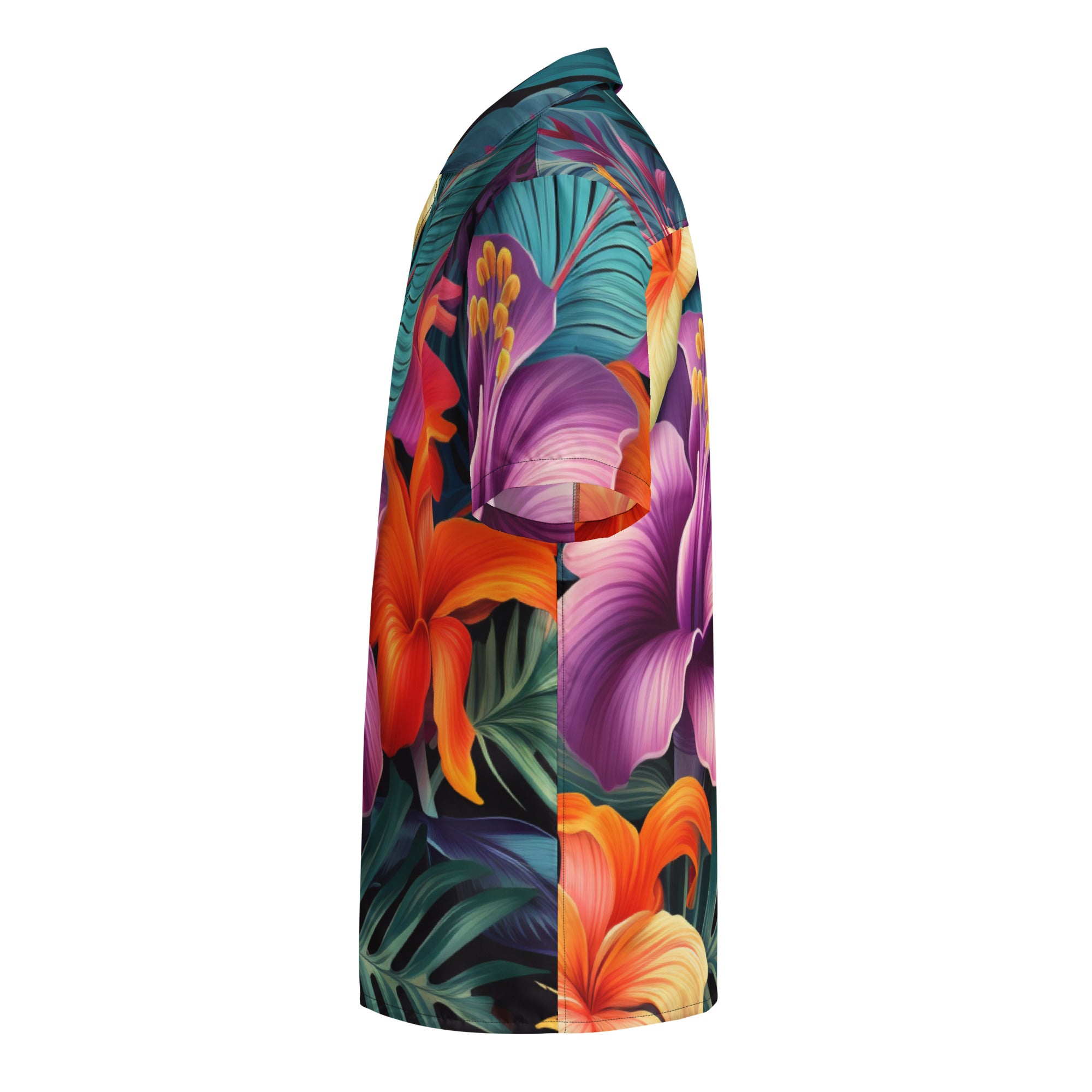 Hawaii Time Button - Up Shirt | Tropical Aloha Shirt - Caster Coast