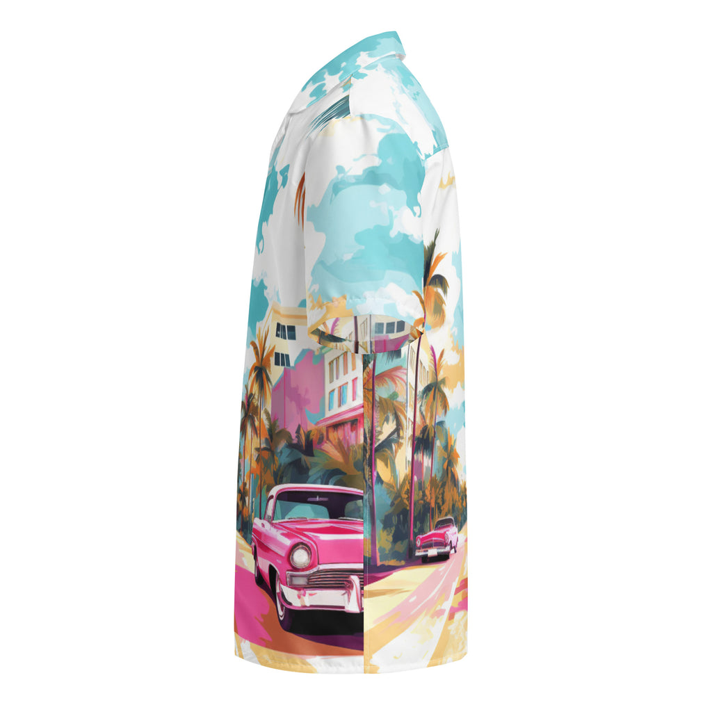Ocean Drive Button - Up | Tropical Beach Shirt | Caster Coast - Caster Coast