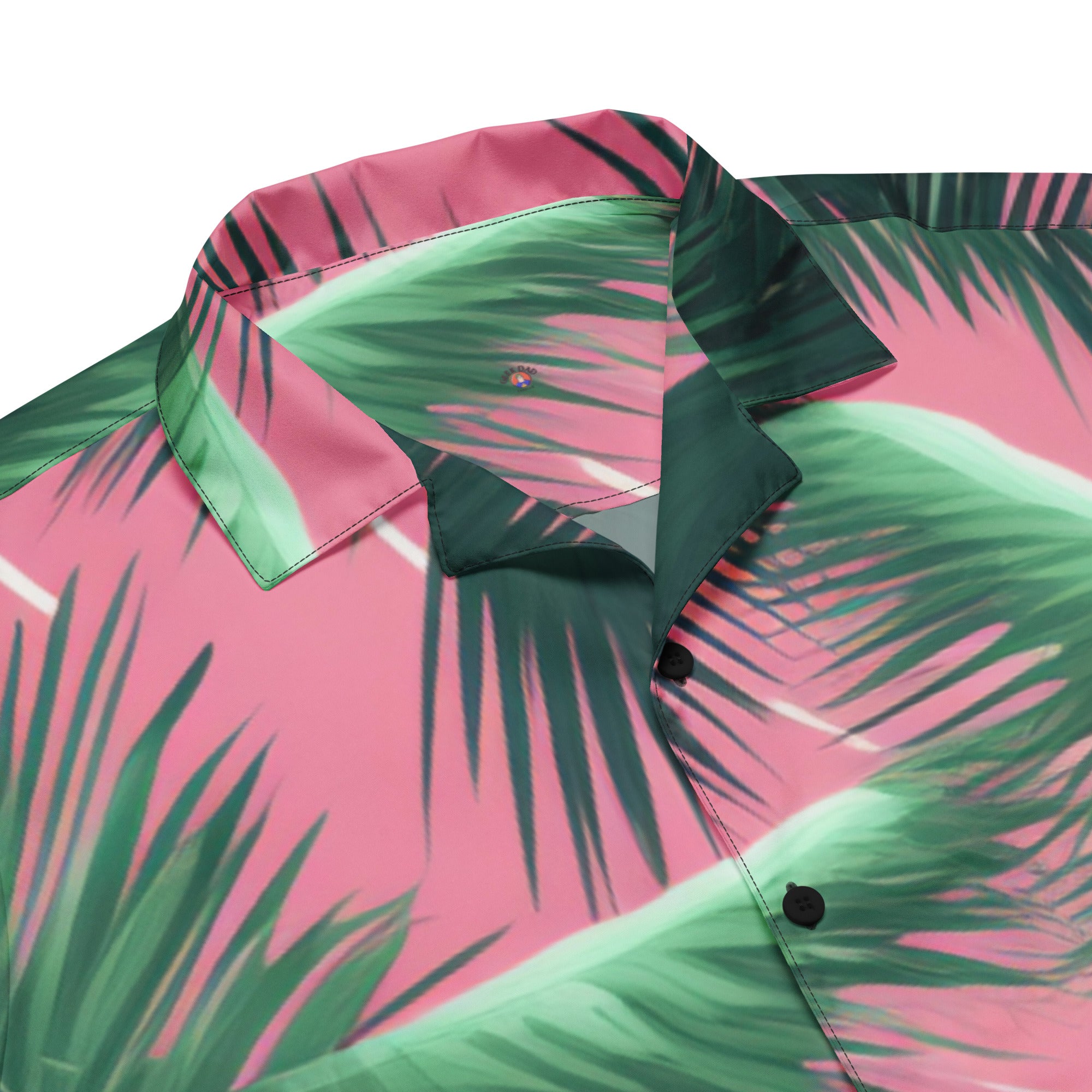 Pink Tropics Button - Up Shirt | Tropical Summer Shirt - Caster Coast
