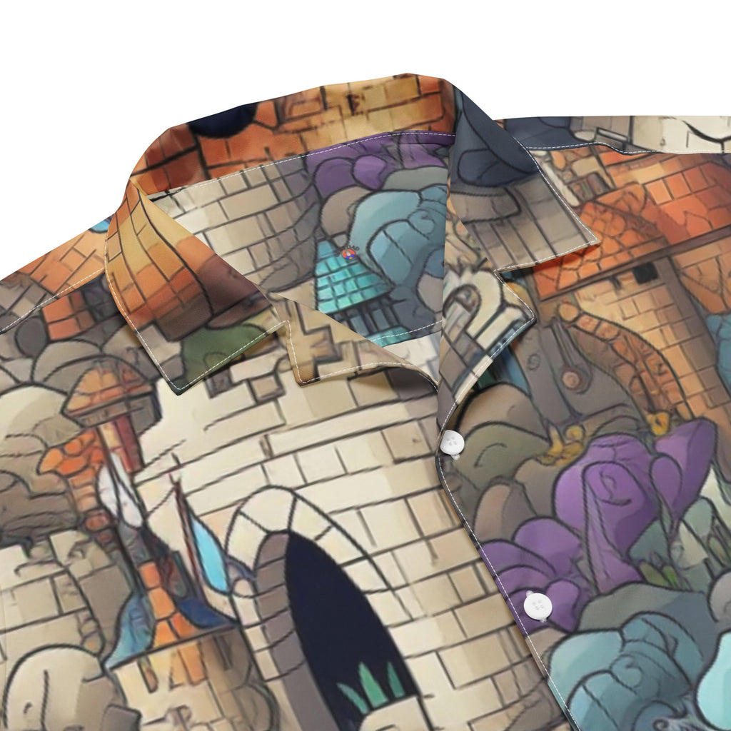Castleland Button - Up | Fantasy Castle Shirt | Caster Coast - Caster Coast