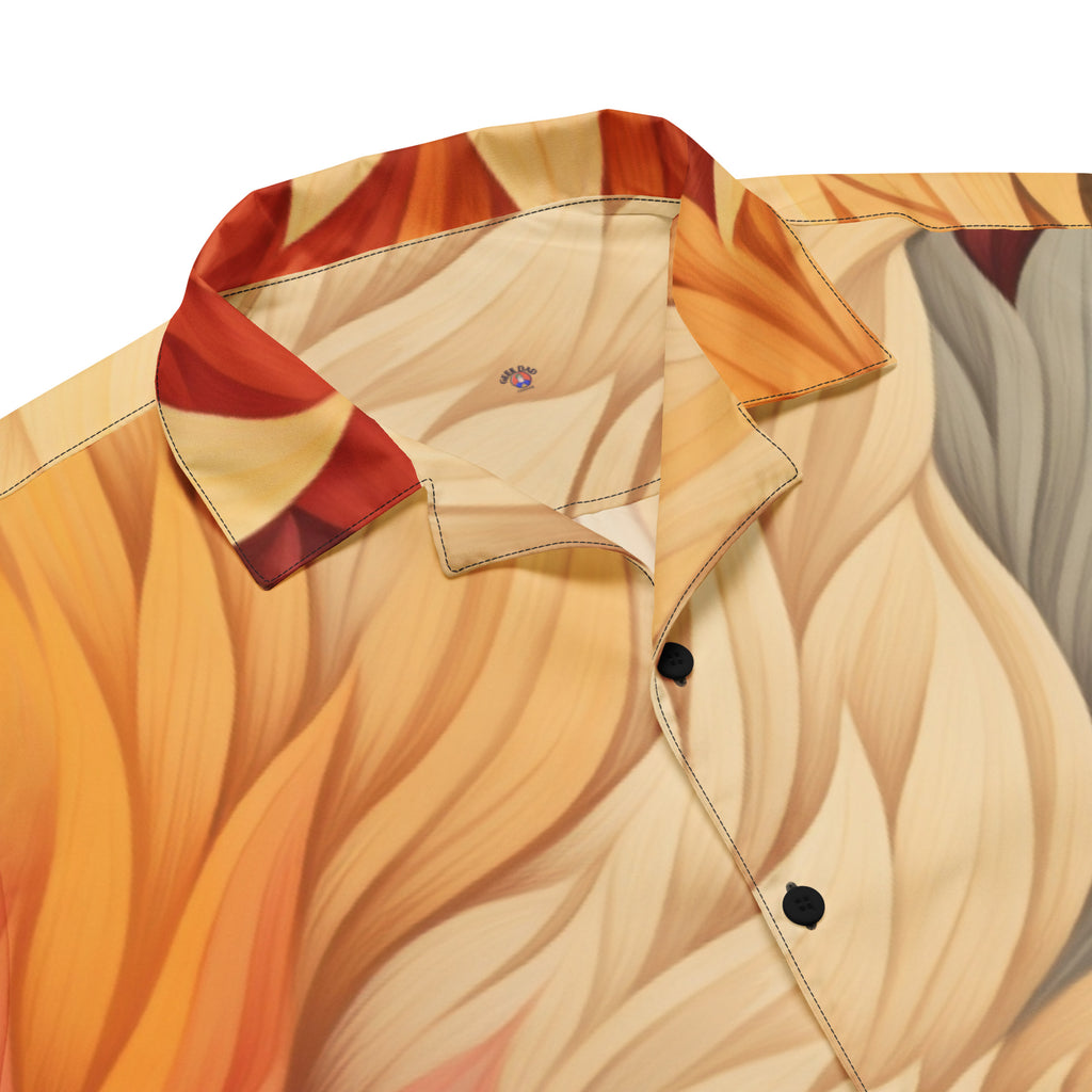 Amazing Fall Button - Up Shirt | Autumn Foliage Shirt - Caster Coast
