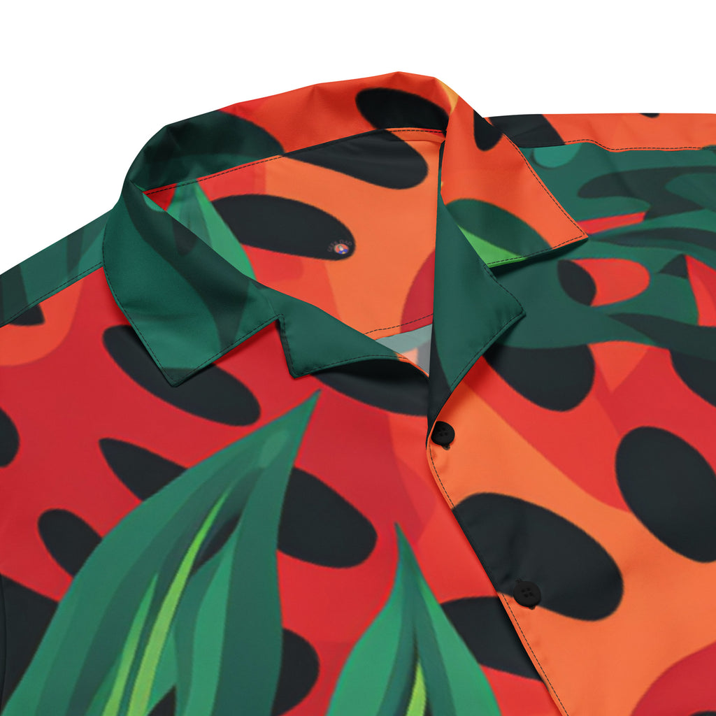 Jungle Fun Button - Up Shirt | Tropical Adventure Shirt - Caster Coast