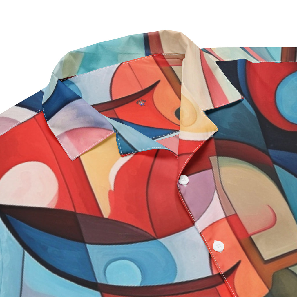 Abstract Art Unisex button shirt - Caster Coast