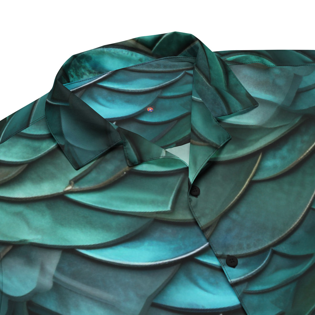 Dragonscale Armor Unisex button shirt - Caster Coast