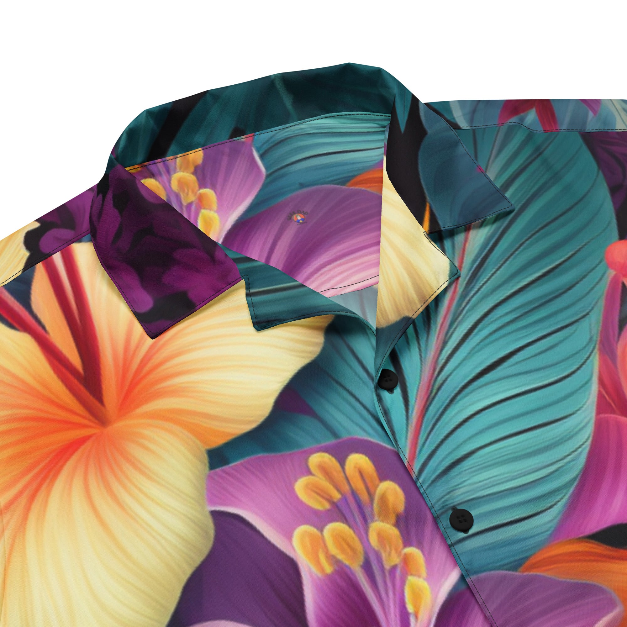 Hawaii Time Button - Up Shirt | Tropical Aloha Shirt - Caster Coast