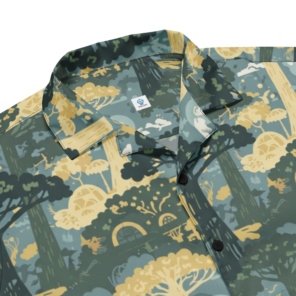 Endor Forest Moon Button - Up | Star Wars Ewok Village Shirt - Caster Coast