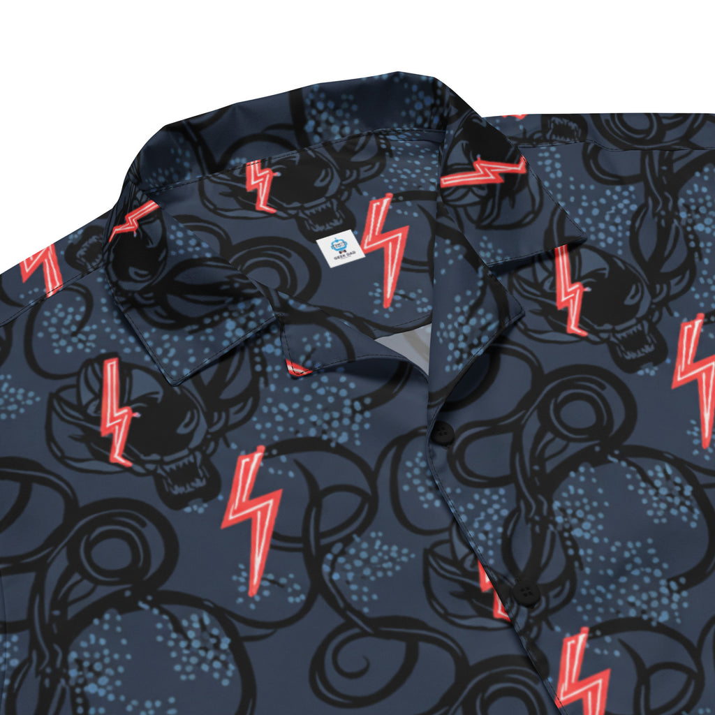 The Upside Down Button - Up Shirt | Stranger Things Inspired Hawkins Apparel - Caster Coast