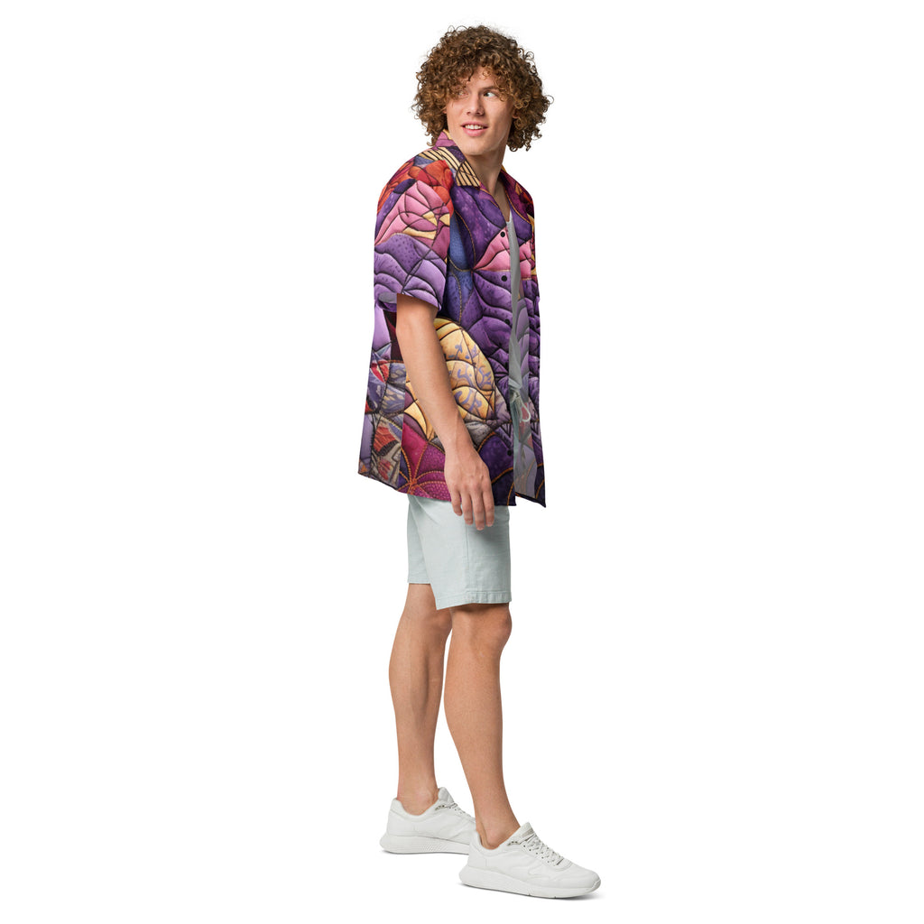 Grandma's Quilted Button - Up Shirt | Cozy Quilt Pattern Shirt - Caster Coast