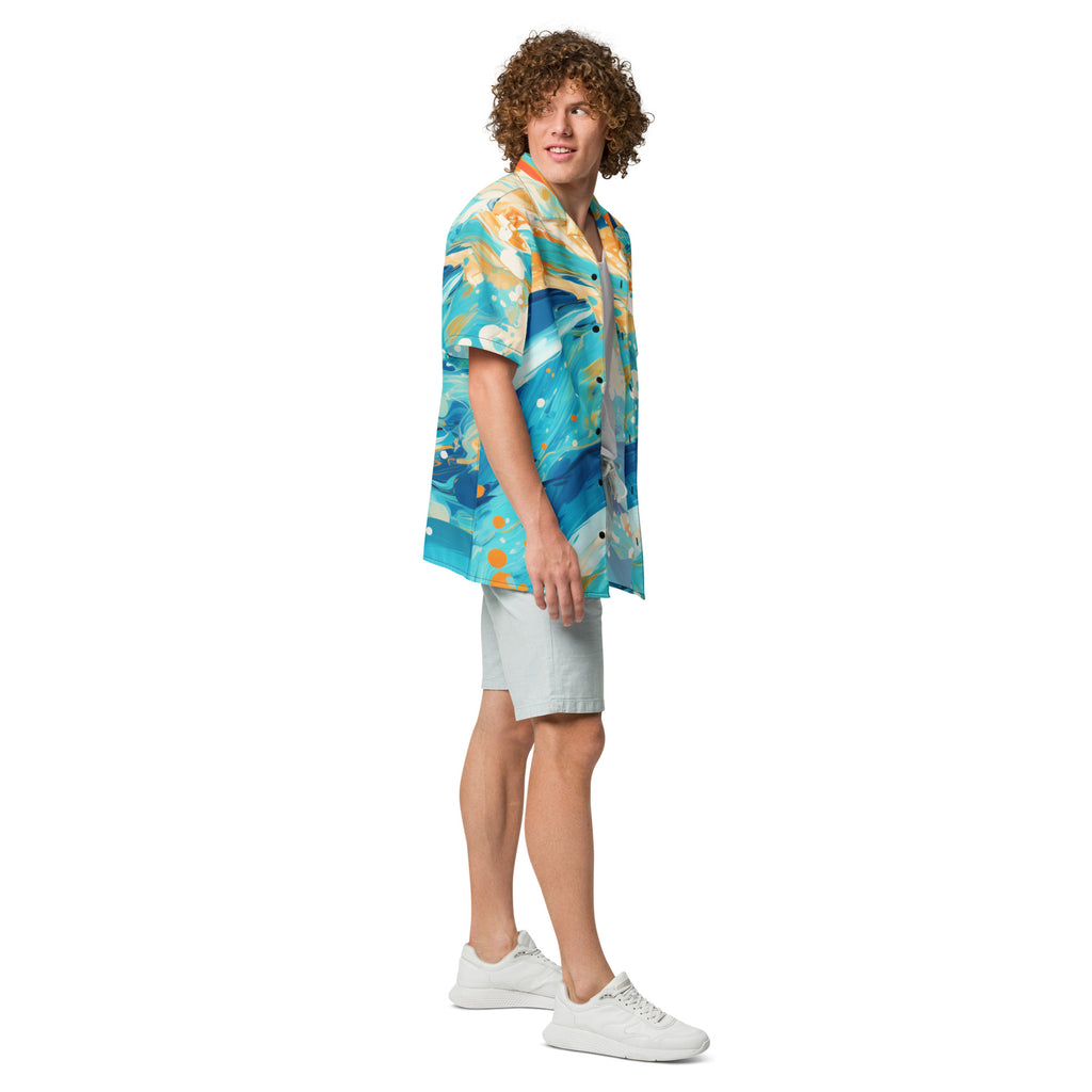 Miami Fan Button - Up Shirt | Football Shirt - Caster Coast