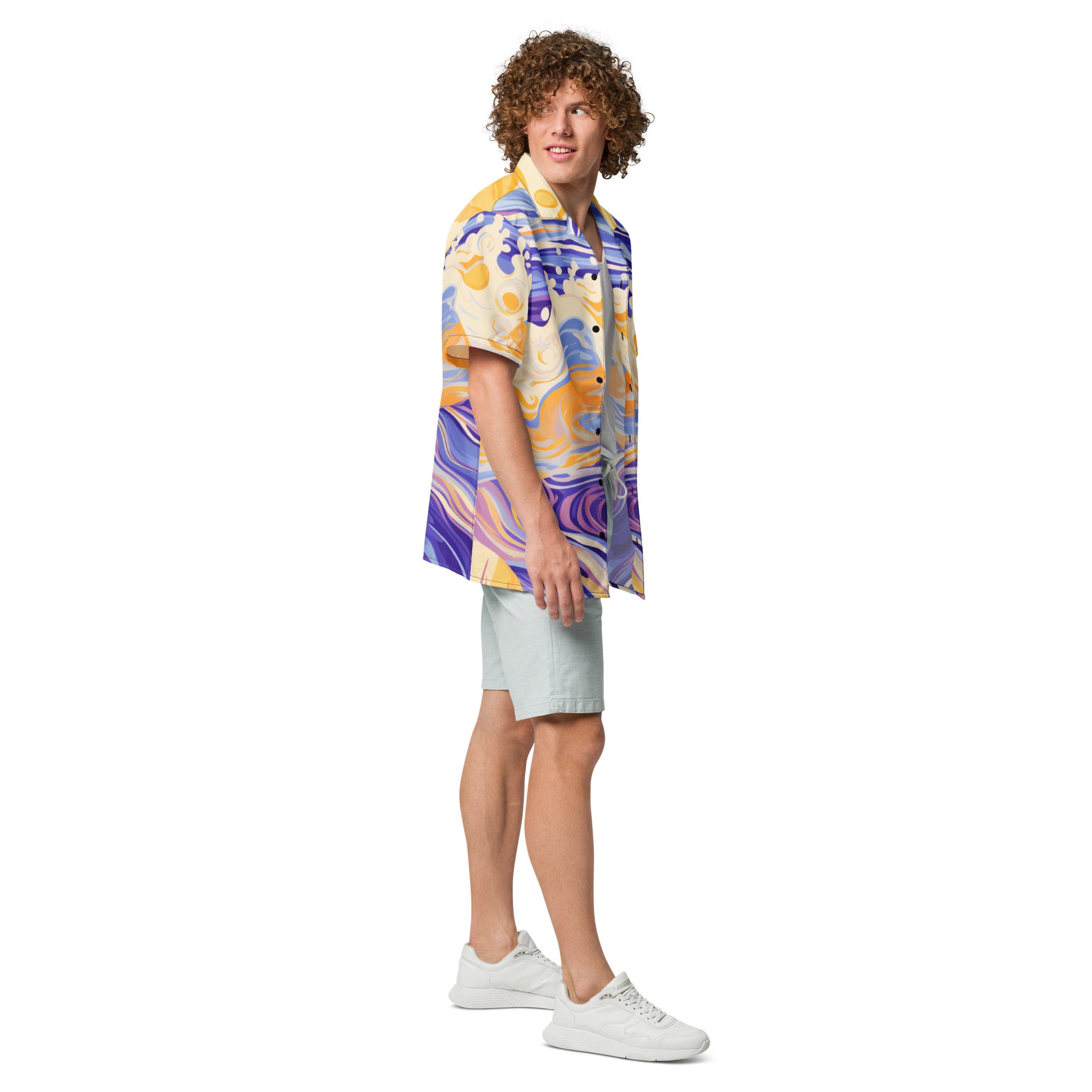 LA Fan Button-Up Shirt | Basketball Shirt