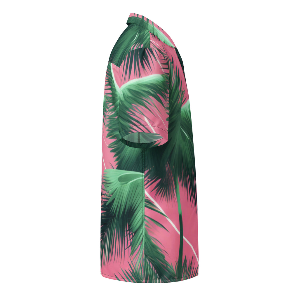 Pink Tropics Button - Up Shirt | Tropical Summer Shirt - Caster Coast