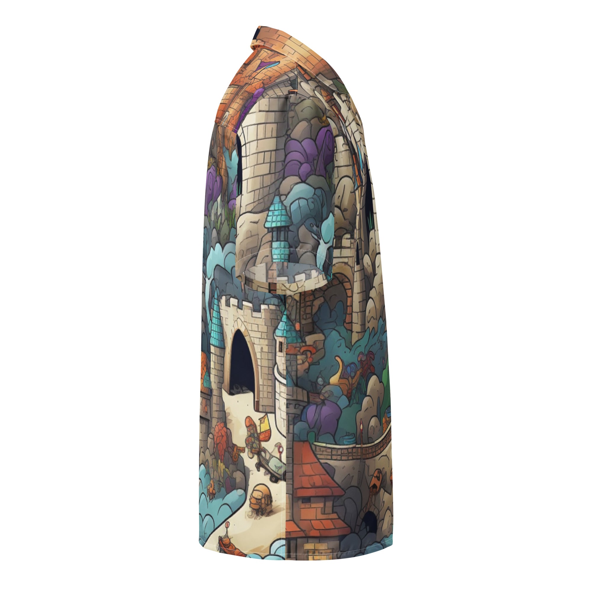 Castleland Button - Up | Fantasy Castle Shirt | Caster Coast - Caster Coast