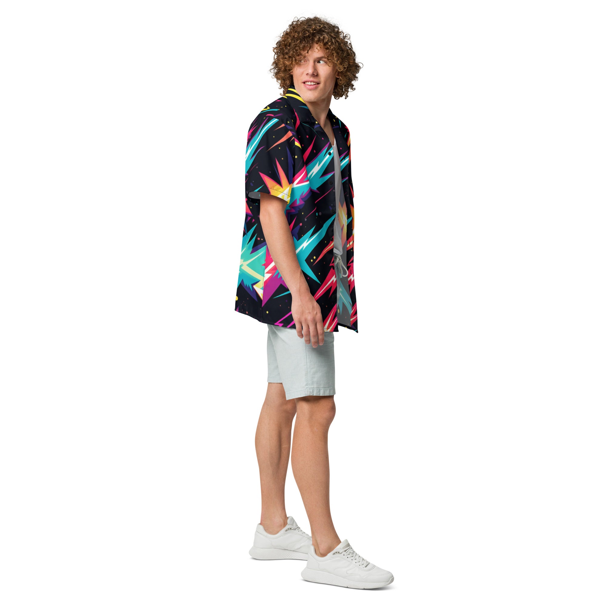 Birth of a Star Button - Up Shirt | Space Nebula Shirt - Caster Coast