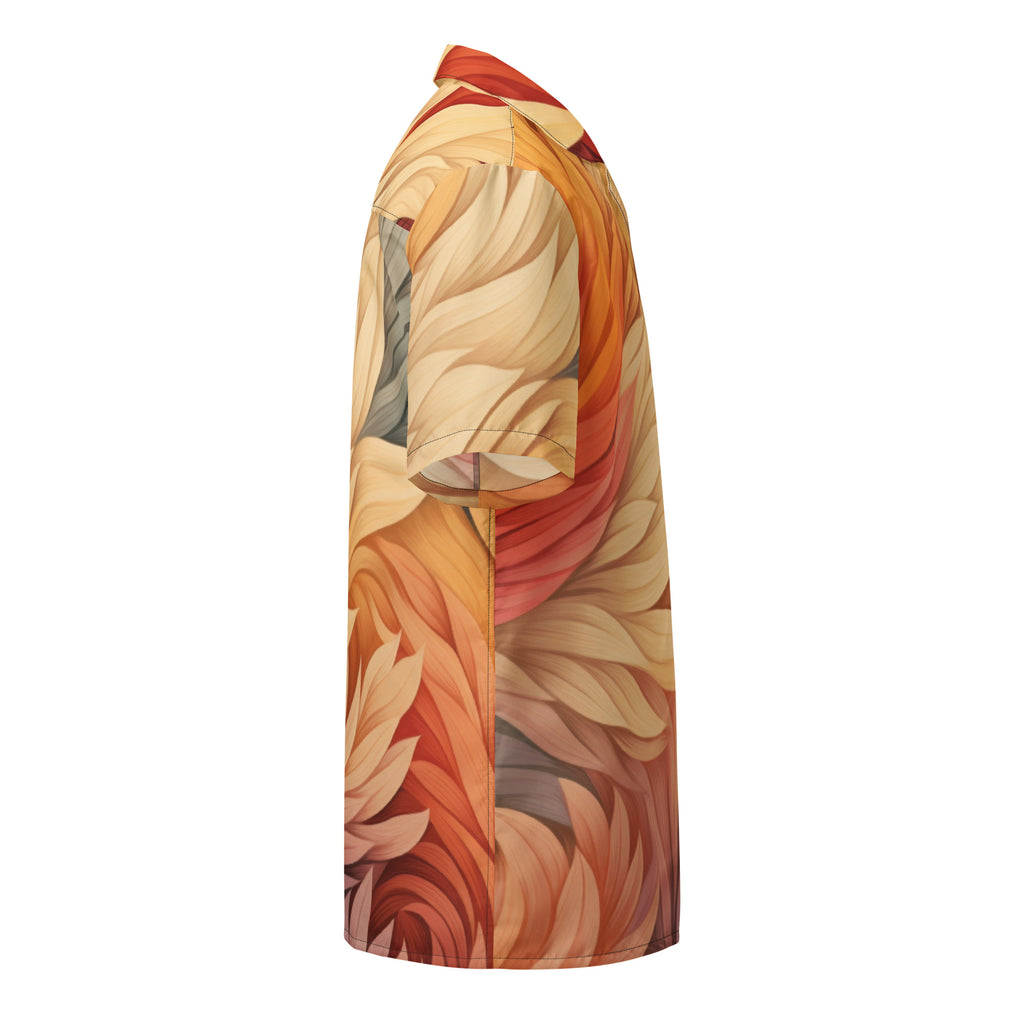 Amazing Fall Button - Up Shirt | Autumn Foliage Shirt - Caster Coast