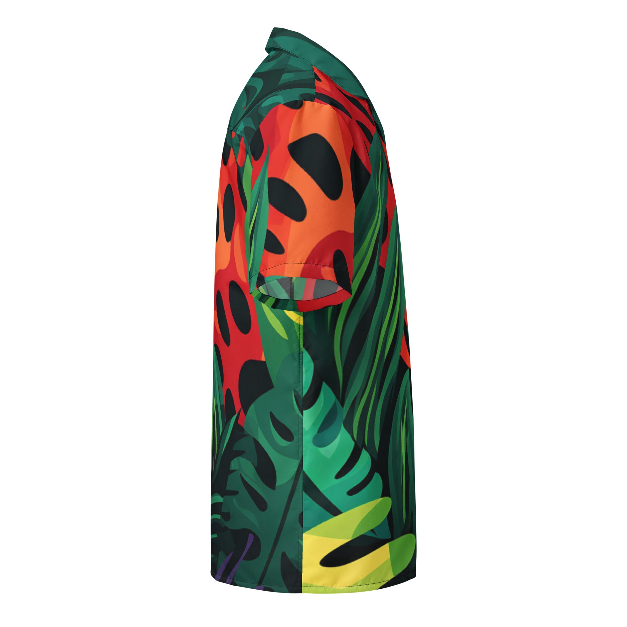 Jungle Fun Button - Up Shirt | Tropical Adventure Shirt - Caster Coast