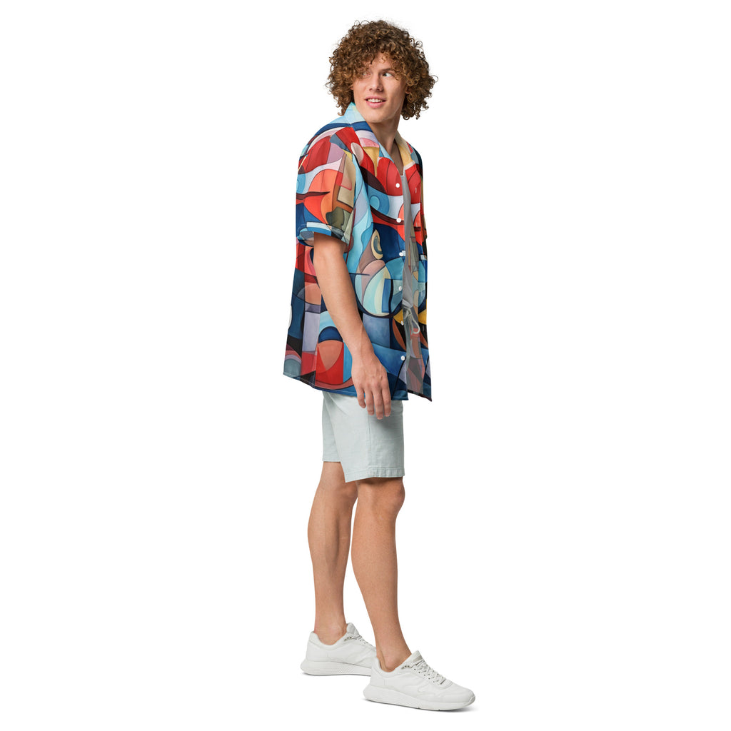 Abstract Art Unisex button shirt - Caster Coast