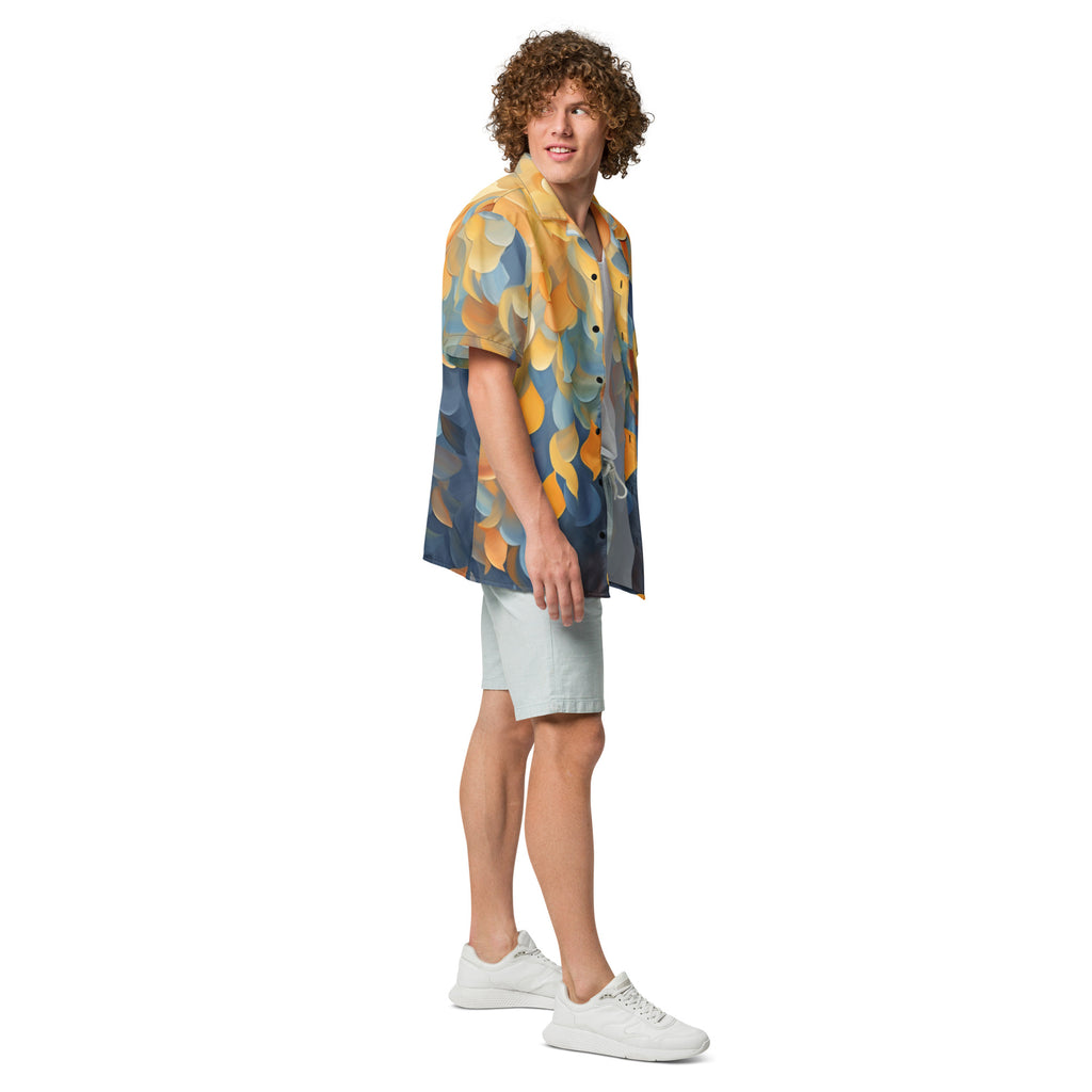 Leaving Fall Button - Up Shirt | Autumn Nature Shirt - Caster Coast
