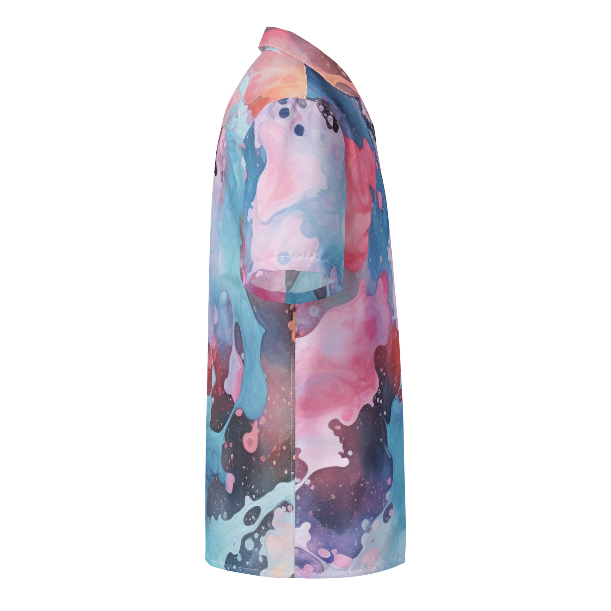 New Drip Button - Up Shirt | Abstract Art Shirt - Caster Coast