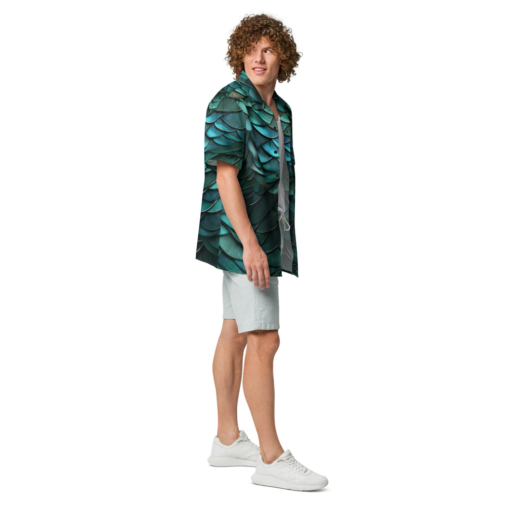 Dragonscale Armor Unisex button shirt - Caster Coast