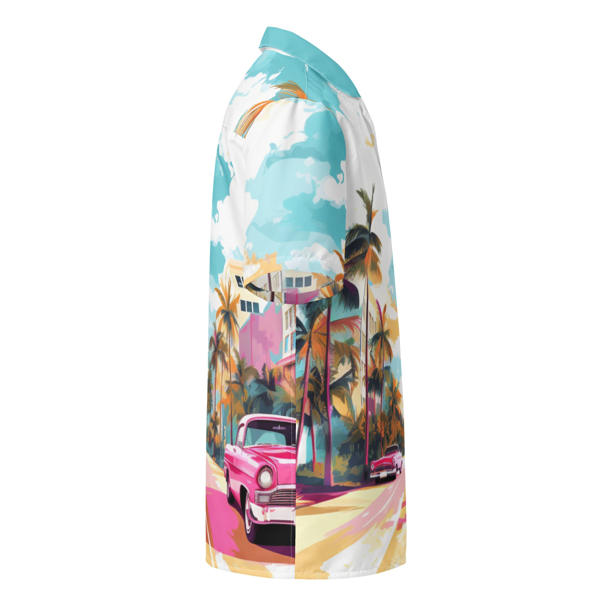 Ocean Drive Button - Up | Tropical Beach Shirt | Caster Coast - Caster Coast