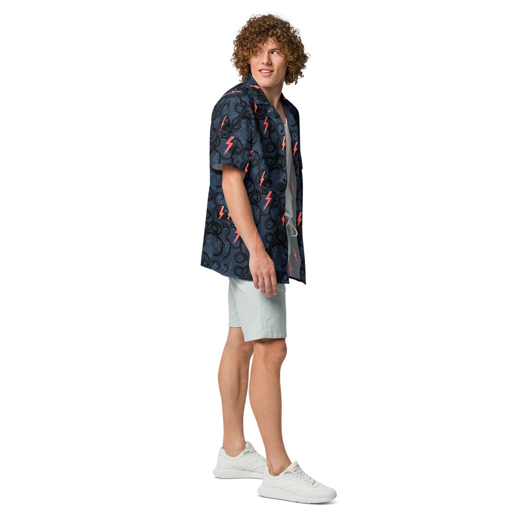 The Upside Down Button - Up Shirt | Stranger Things Inspired Hawkins Apparel - Caster Coast