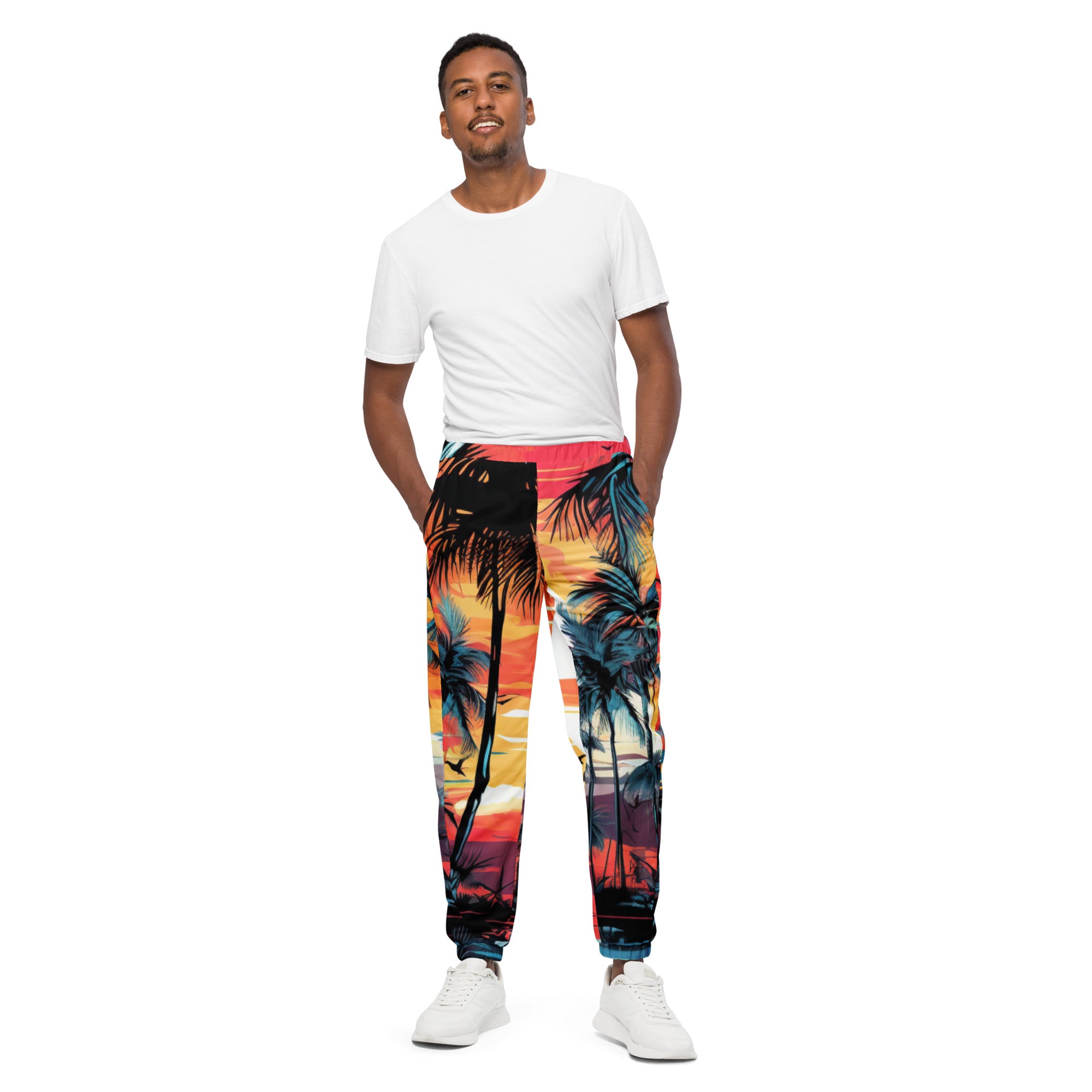 Beach Sunset Unisex track pants - Caster Coast