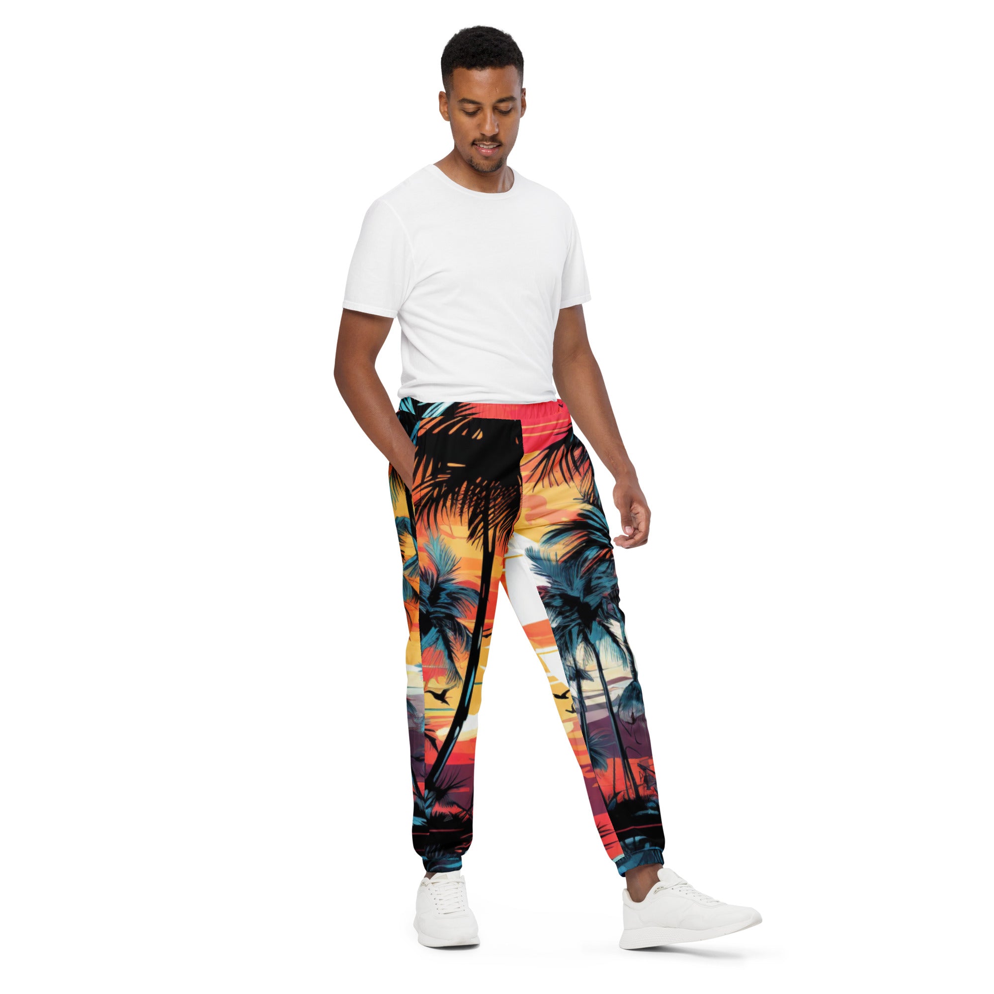 Beach Sunset Unisex track pants - Caster Coast
