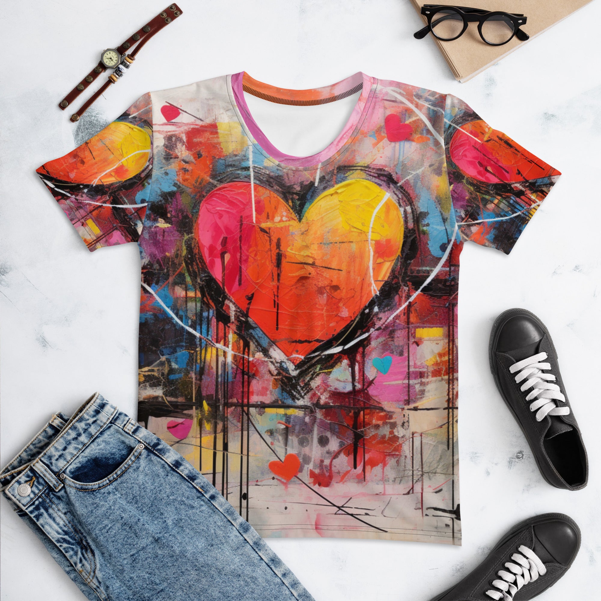 Abstract Love Women's T-shirt - Caster Coast