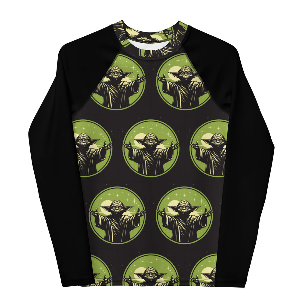 Yoda Fan Art Youth Rash Guard - Caster Coast