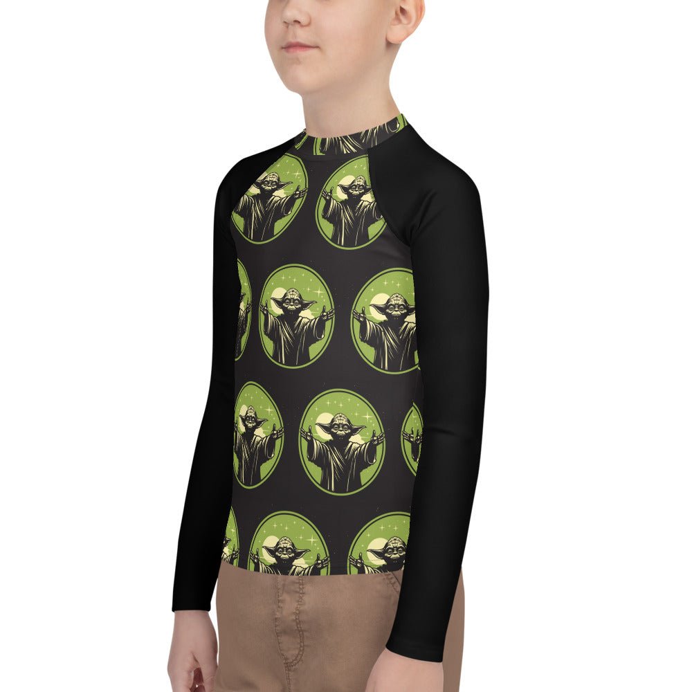 Yoda Fan Art Youth Rash Guard - Caster Coast