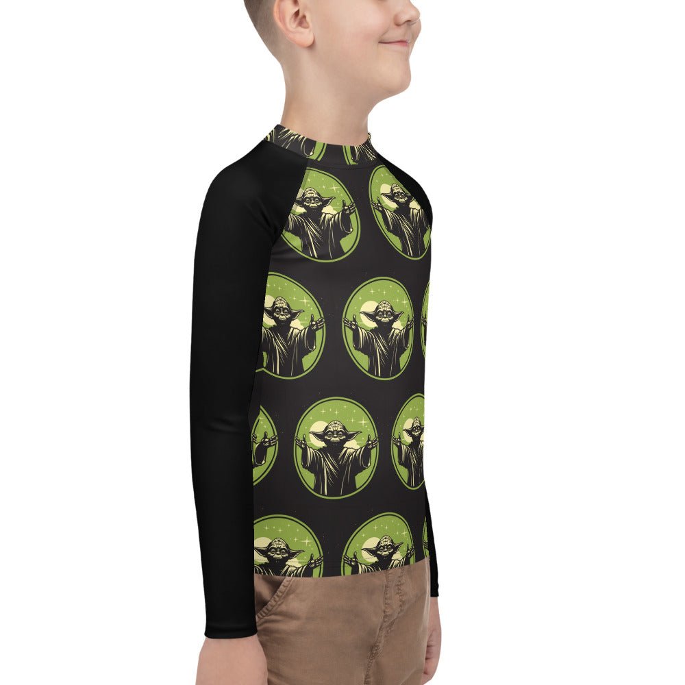 Yoda Fan Art Youth Rash Guard - Caster Coast