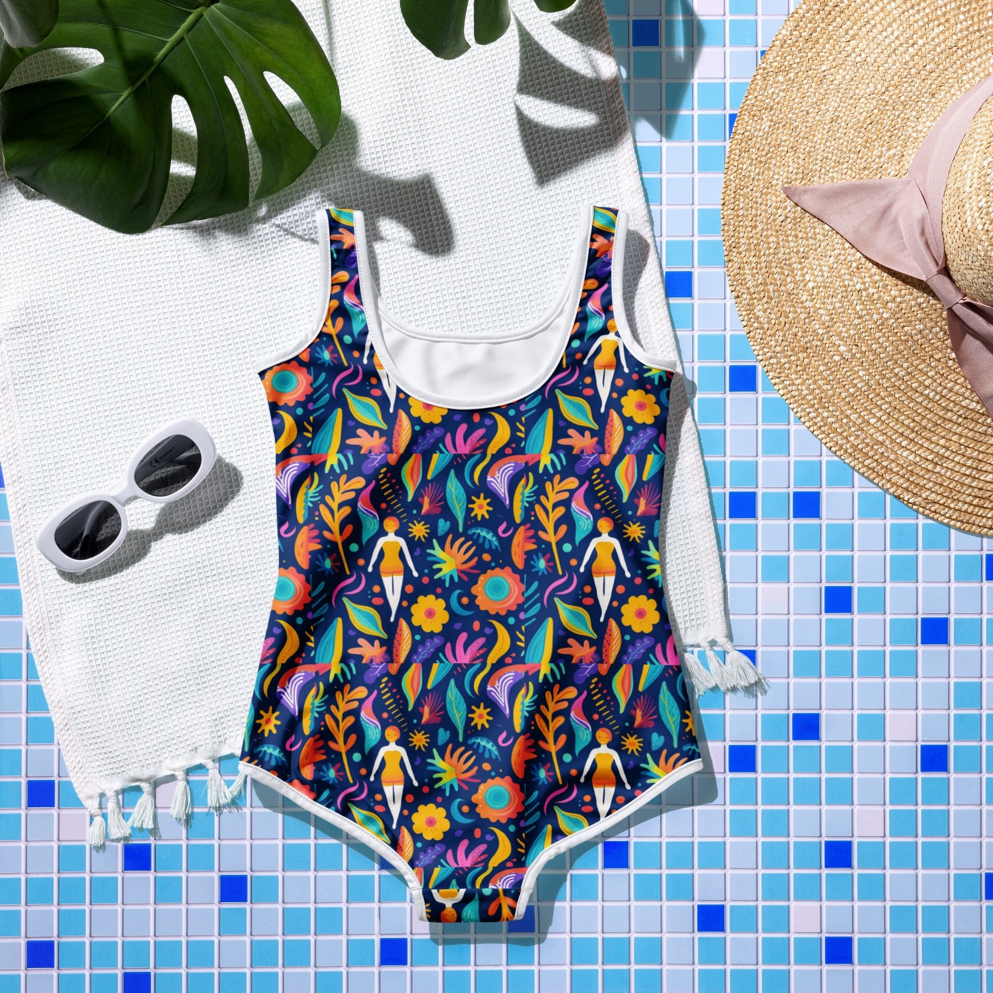 Fun in the Sun All - Over Print Youth Swimsuit - Caster Coast