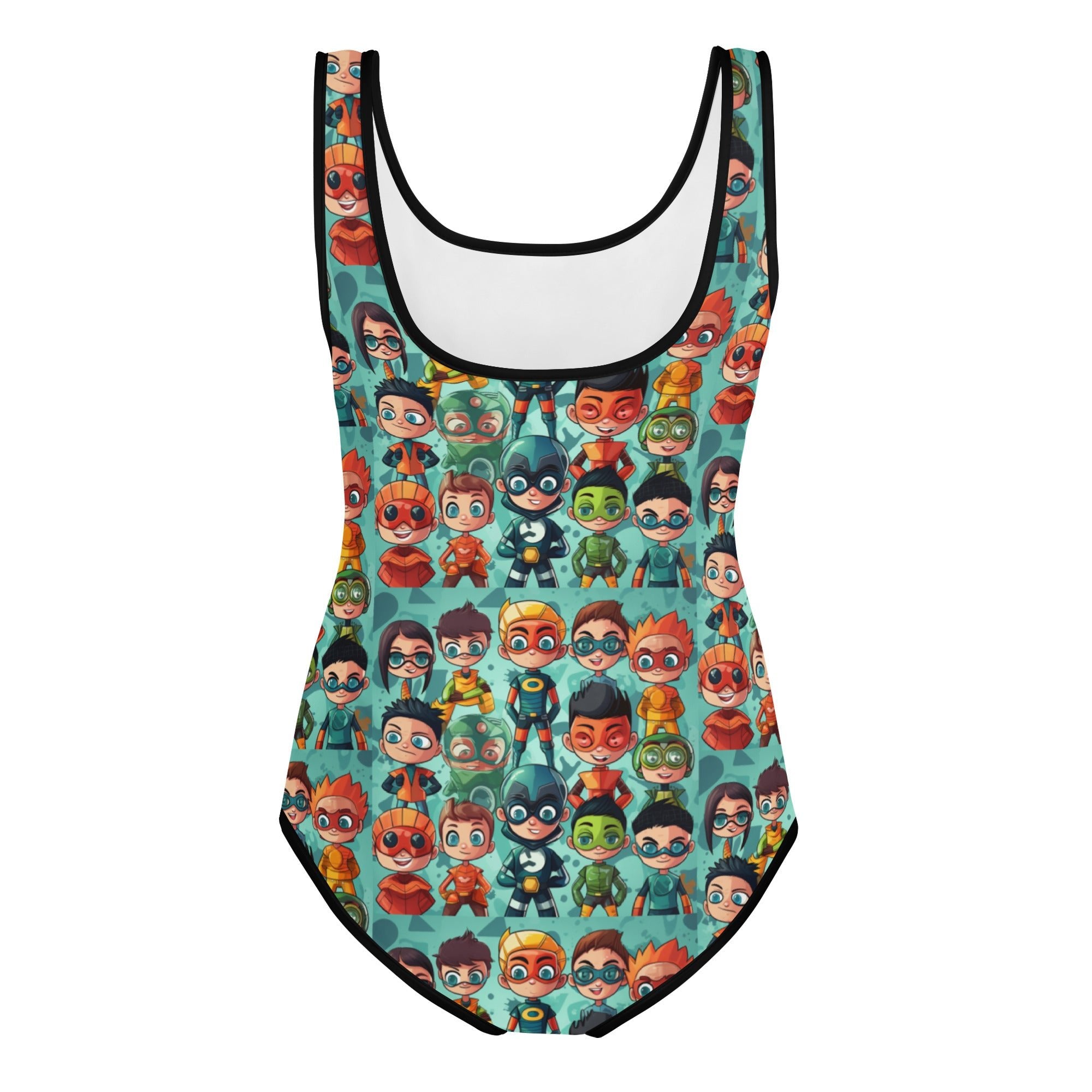 Mini Heroes All - Over Print Youth Swimsuit - Caster Coast