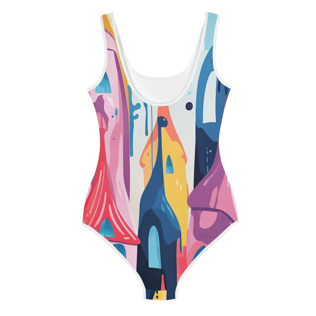 Princess Castle All - Over Print Youth Swimsuit - Caster Coast