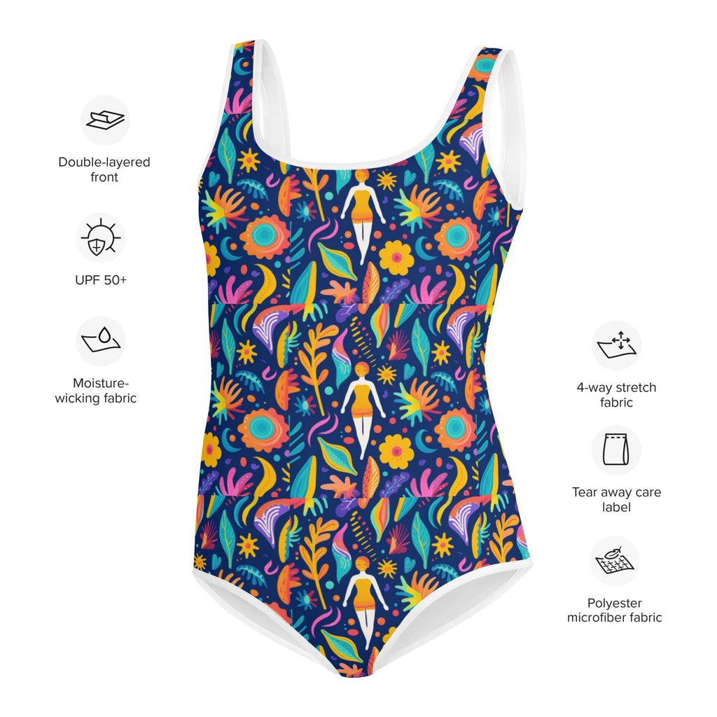 Fun in the Sun All - Over Print Youth Swimsuit - Caster Coast