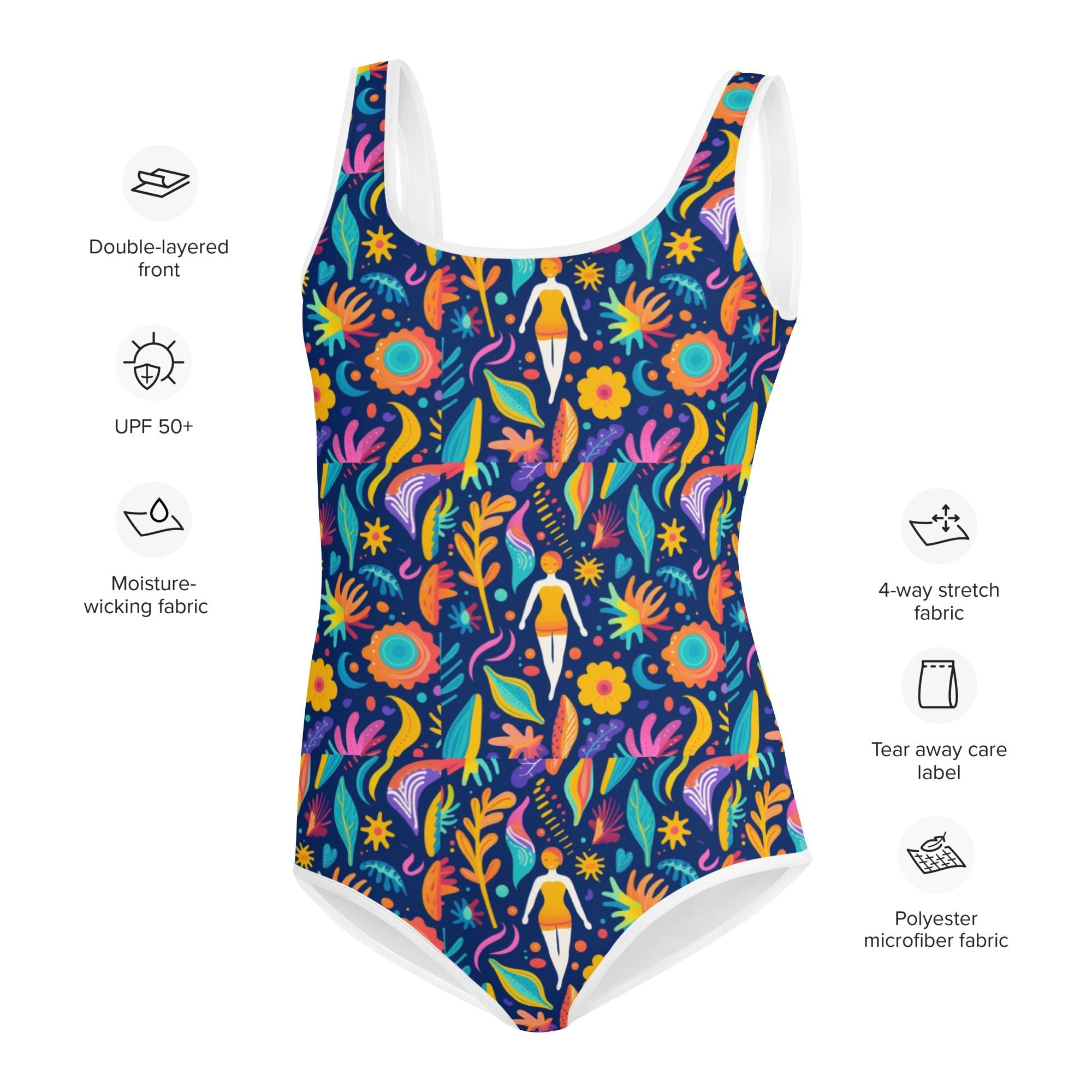 Fun in the Sun All - Over Print Youth Swimsuit - Caster Coast