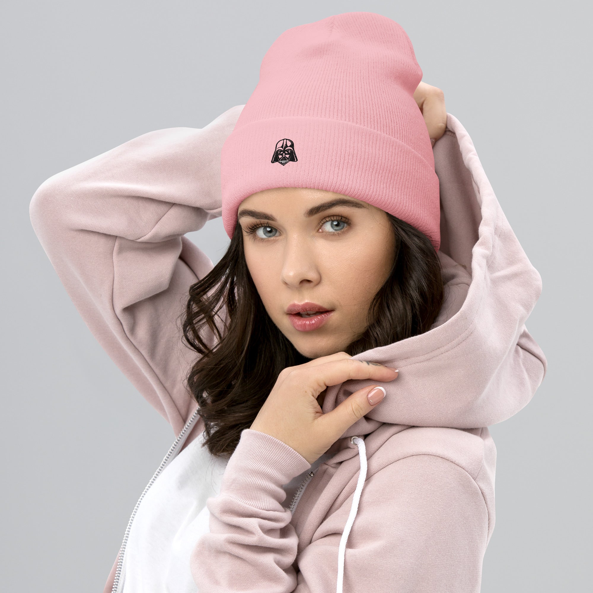 Vader Fan Art Cuffed Beanie - Caster Coast