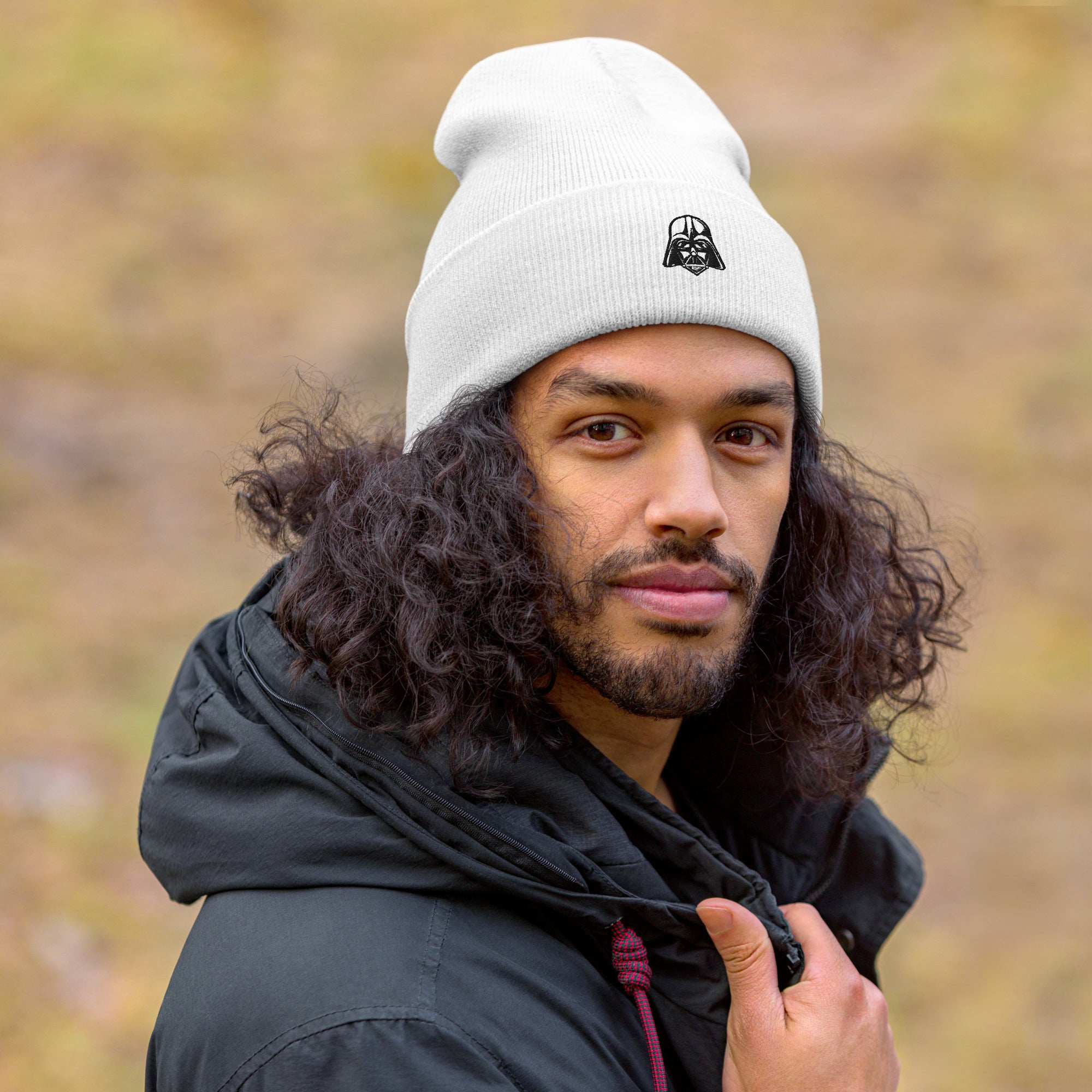Vader Fan Art Cuffed Beanie - Caster Coast