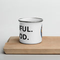 Lawful Good Ranger D&D Mug | Dungeons and Dragons Enamel Camp Cup - Caster Coast