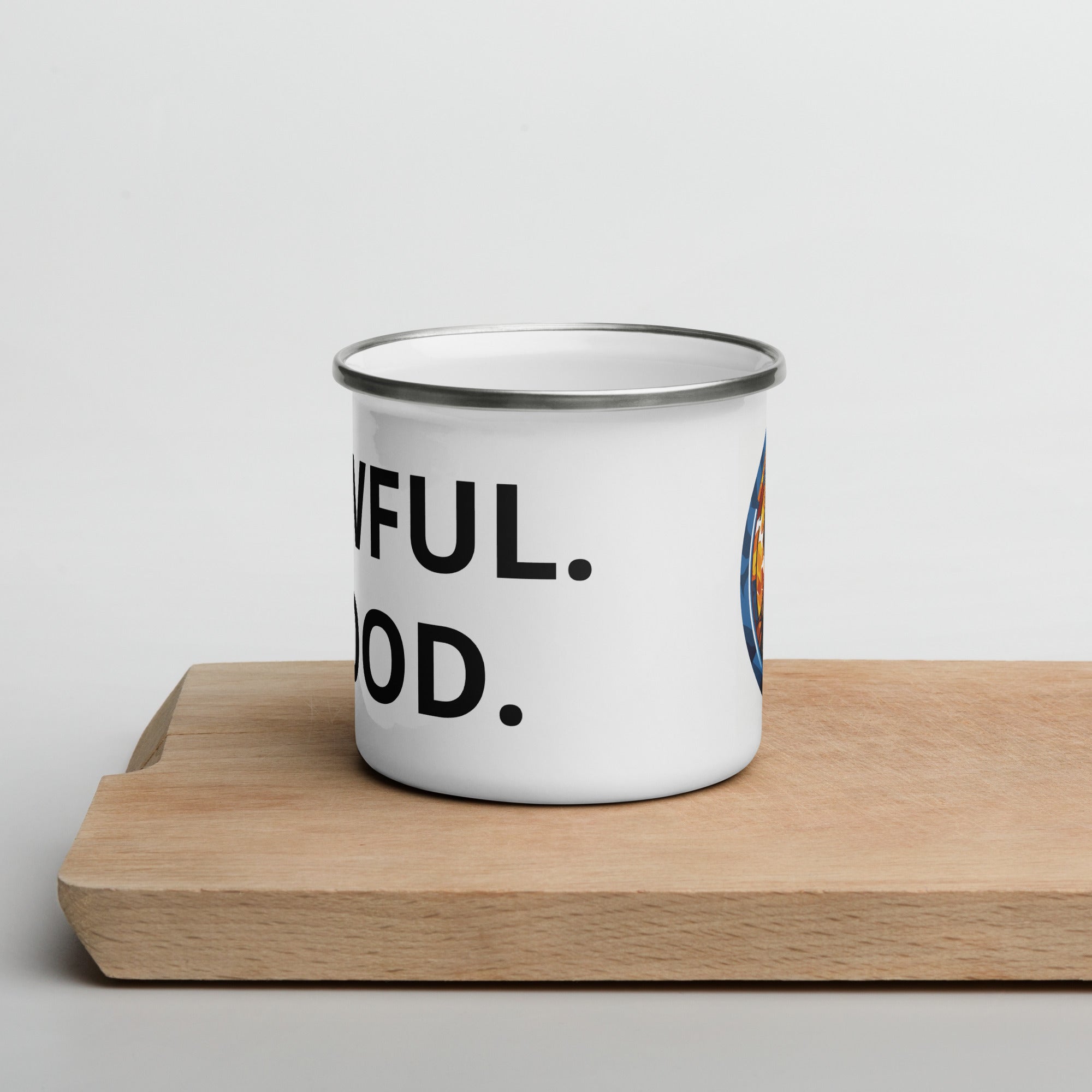 Lawful Good Ranger D&D Mug | Dungeons and Dragons Enamel Camp Cup - Caster Coast