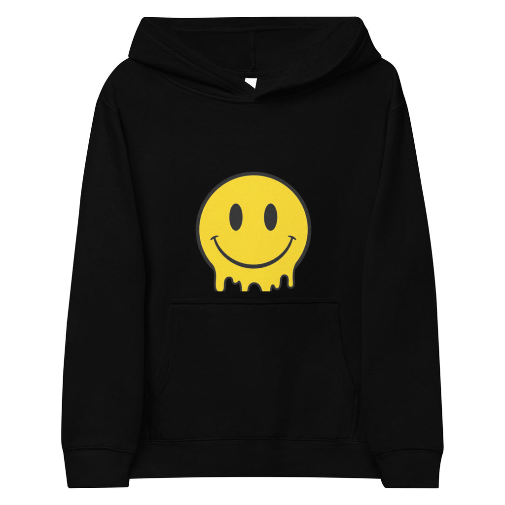 Melting Smiley - Kids fleece hoodie - Caster Coast