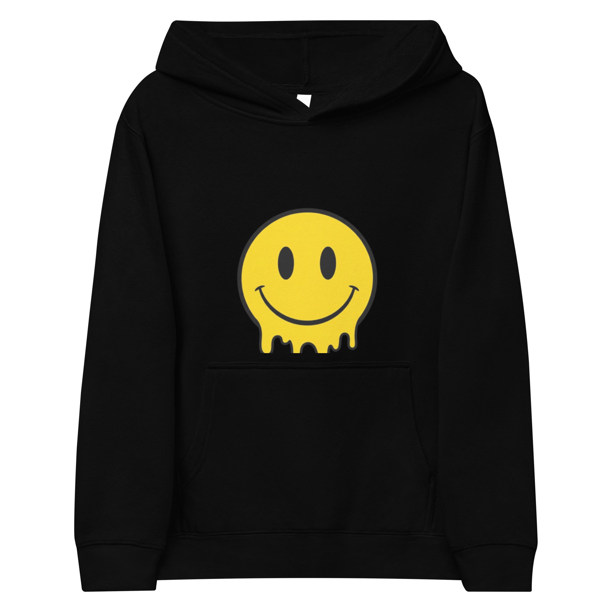 Melting Smiley - Kids fleece hoodie - Caster Coast