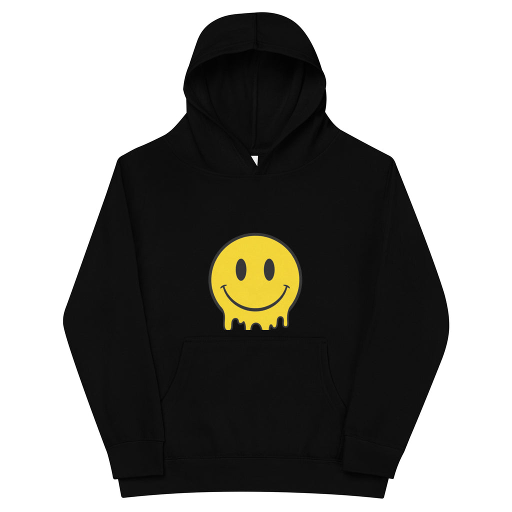 Melting Smiley - Kids fleece hoodie - Caster Coast